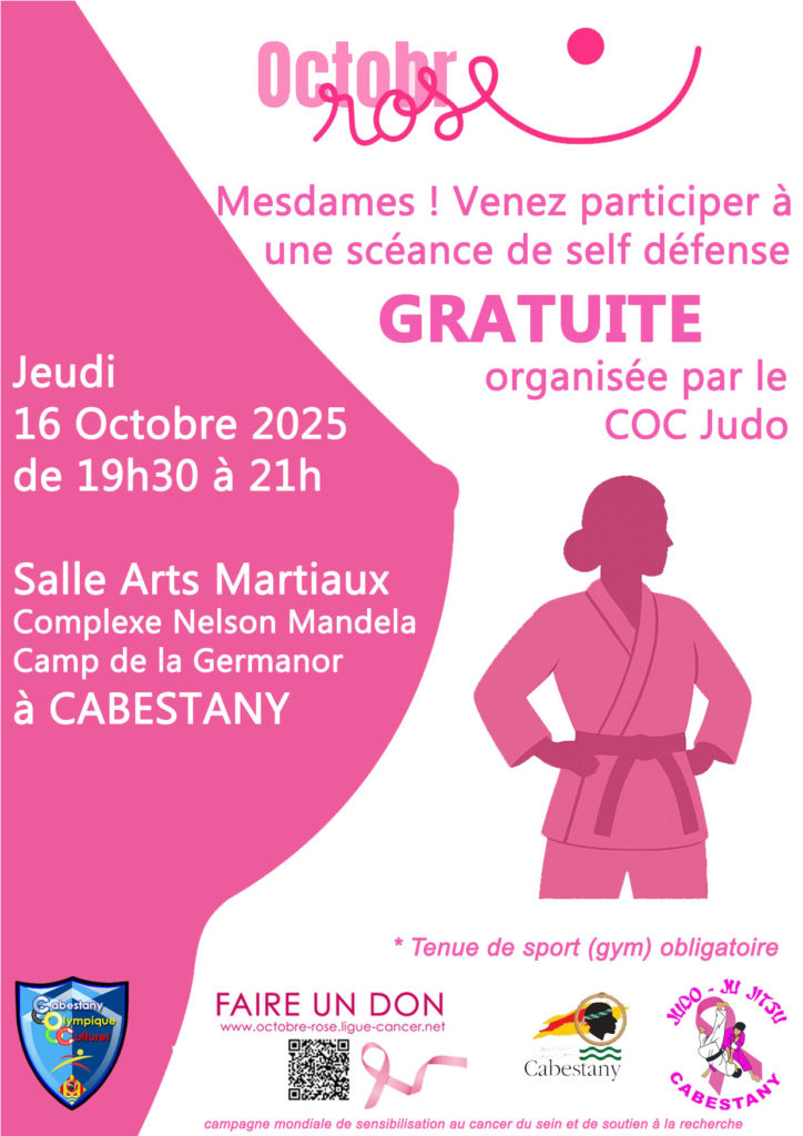 Octobre Rose 2025 - COC Judo Cabestany